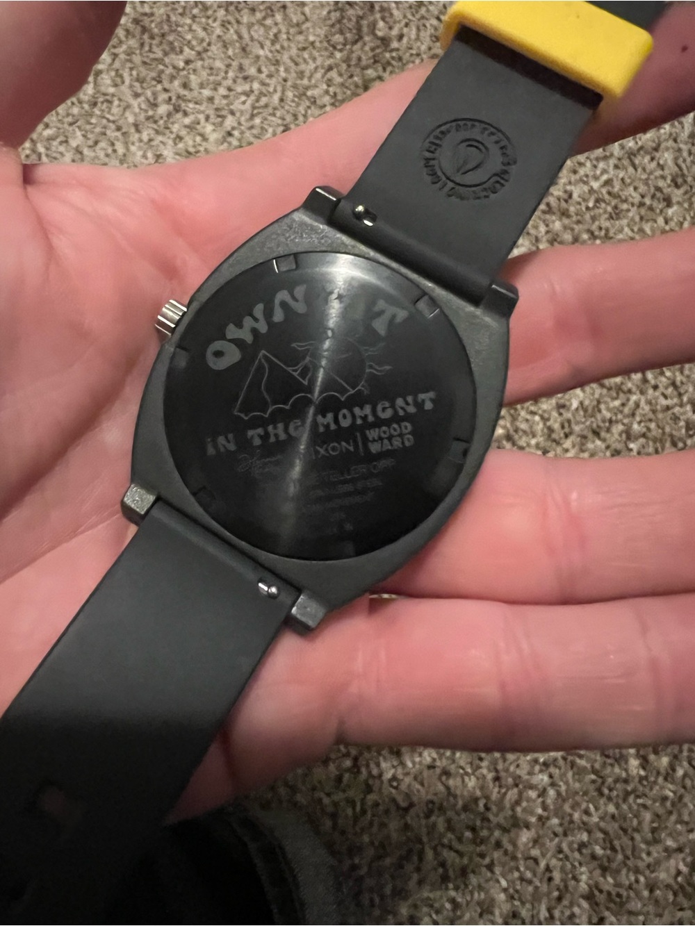 Nixon Time Teller Watch with Hannah Eddy x Woodward collaboration - Picture 5 of 5